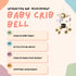 GOODMOM Baby Crib Mobile Nursery Decoration Moon and Stars Hanging Mobile Gender-Neutral Baby Mobile for Crib Handmade