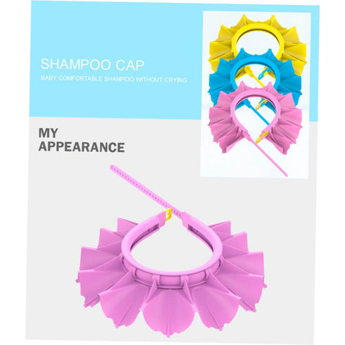 Kids Hair Protector - Adjustable Safety Shower Cap for Bathing, Body Wash, and Shampoo Protection for Children