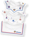 3 Pack 360° Rotate Pure Cotton Baby Bibs, Adjustable Muslin Bibs for Teething and Drooling, Unisex for Toddlers