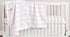100% 36x36 12-Pack Linteum Textile Supply Hospital Receiving Blankets for Newborns Cotton, in, White W/Light Blue