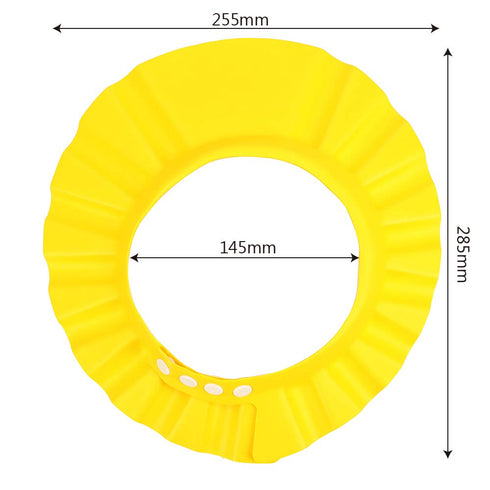 Shampoo Shower Bathing Protection Cap, Adjustable Visor Hat for Toddler, Set of 3