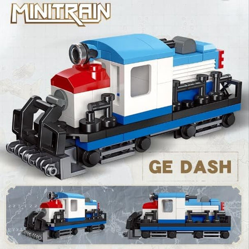6 1 Set 463 6 Set, Apostrophe Games in Steam Trains Building Block Pcs Variety of Trains, Unique Retro Style Model