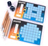 Symmetrical 8+, 1-12 15 Splitter Dice Game - A Challenge of Numbers and Strategy, Roll-and-Write Puzzle Game, Family