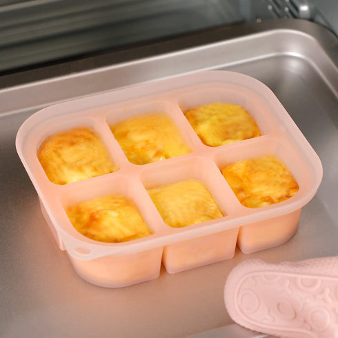 4m+ haakaa Silicone Baby Food Tray - Breastmilk Homemade Baby Food Mold - Baby Fresh Food Freezer Tray - Ice Cube Tray