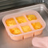 4m+ haakaa Silicone Baby Food Tray - Breastmilk Homemade Baby Food Mold - Baby Fresh Food Freezer Tray - Ice Cube Tray