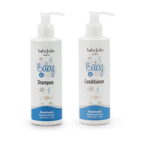 Baby Jolie Tear-Free Bath Essentials for Infants and Toddlers | Shampoo 7.5oz