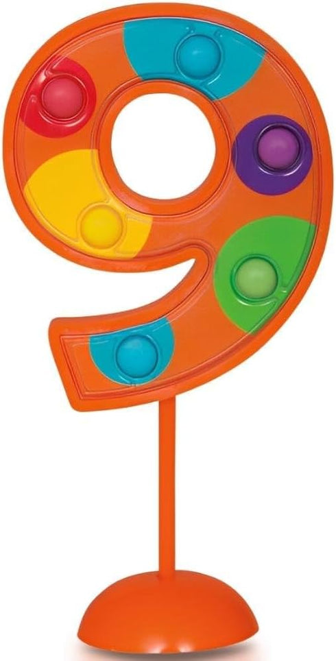Unique Flashing Number 9 Cake Topper Decoration, Multicolor