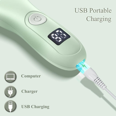 Trimmer Baby Hair Clippers, Quiet Professional Hair Clippers for Kids, Hair Cutting Kits with LCD Display, Safe Ceramic