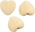 20pcs Natural Unfinished Wood Hearts Beads 20mm with Holes, Eco-Friendly DIY Beading Craft Accessories