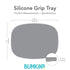 Bumkins Toddler and Baby Suction Plate, Silicone Grip Dish Large Tray for Big Kids, Fits Most Highchairs, Essential