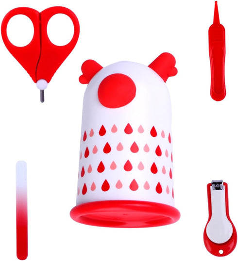 Nail Clippers and Scissors Grooming Kit for Newborns with Nail File Safe