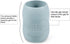 PandaEar 3 Pack Tiny Silicone Drinking Training Cups for Baby and Toddler (Blue/Green/Tan)