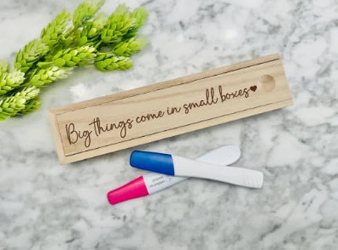 Pregnancy Announcement Box for pregnancy test