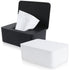 MIKIMIQI Wet Wipes Storage Box, 2 Pack Wipes Dispenser Holder Tissue Storage Boxes
