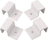 Support Feet for Metal Pet Gate - Baby Gate Reinforcement Accessories, Set of 4 Pcs for 0.78 inches Thickness
