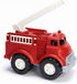 Green Toys Fire Truck - BPA and Phthalates Free Imaginative Play Toy for Kids, Red