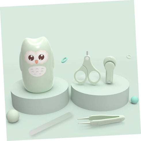 Set Beaupretty Baby Nail Care Kit for Newborns Safe Nail Clippers and Tweezers Toddler Grooming Tools Rounded Tips