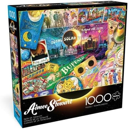 Buffalo Games - Aimee Stewart - Path of Totality - 1000 Piece Jigsaw Puzzle for Adults