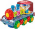 Nenekal Electric Transparent Gear Train Toy - Flashing Lights and Music, Battery Operated Bump and Go Car for 3+