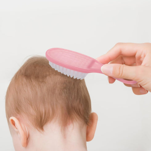 Set, 1 Set Healifty Newborn Baby Comb Baby Hair Brush and Comb Newborn Infant Massage Hair Brush Comb Kit for Toddler