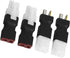 2 Pair ShareGoo Adapter, Compatible with Big Tamiya Style to T Style Plug for RC FPV Drone Car Truck
