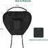 UPF 50+ Stroller Sun Shade, Universal Waterproof Cover with See Through for Baby Stroller Protection