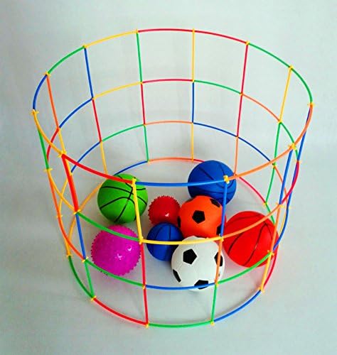RAINBOW TOYFROG Building Straws and Connectors - 300 Pcs STEM Blocks Construction Toys for Boys & Girls