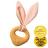 0-12 9-Inches, Mary Meyer Teething Toys Leika Silicone Baby Teether for Babies Months, Little Bunny