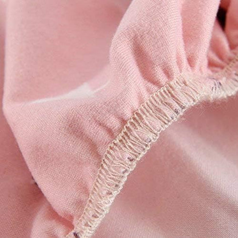BROLEX 2 Pack Stretchy Changing Pad Covers Jersey Knit Changing Table Covers for Girls Boys,Pink & White Arrow