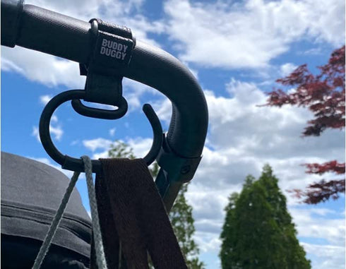 Nonslip Stroller Hook for Hanging Diaper Bags, Purse, Shopping