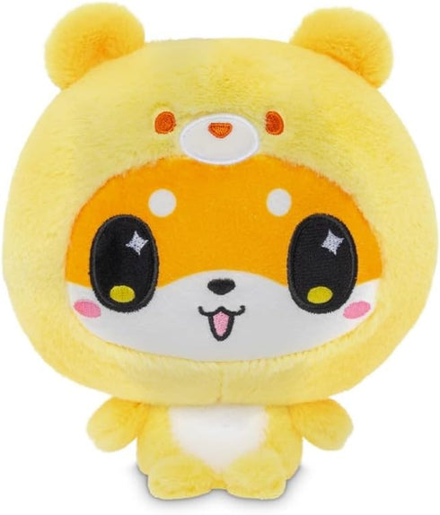 TeeTurtle Cloudheads Mochi The Shiba Inu Dog Plush - 5-Inch Pineapple Cake