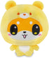 TeeTurtle Cloudheads Mochi The Shiba Inu Dog Plush - 5-Inch Pineapple Cake