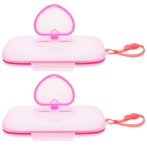 Healifty Baby Wipes Dispenser Box Portable Wet Tissue Pouch Case with Belt