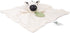 Tikiri Zebra Comforter with Natural Rubber Teether Organic Baby Snuggle Toy | Soft Fabric Safari Comforter