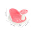 Totority Bath Seat with Suction Cups Non-Slip Tub Chair Adjustable Height Comfortable Bathtub Support Portable Foldable