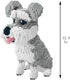 Dog Schnauzer Micro Building Blocks Set (2817PCS) - Gift for Kids and Adults