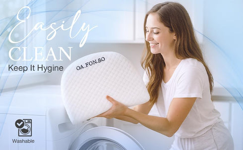 OA.FON.SO Pregnancy Wedge Incline with Removable Cover, Memory Foam Body Positioner for Acid Reflux and Respiratory