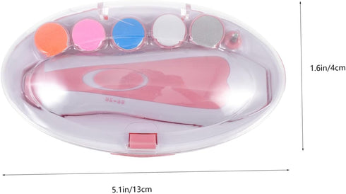 Trimmer Toddmomy Electric Nail Boys and Girls Nail Care Tool Manicure Tool Lightweight Ergonomic Design