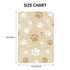 Hcpwzrf Dog Paw Print Brown Baby Car Seat Cover & Nursing Cover - Breathable Stretch Multi-Use Cover for Breastfeeding