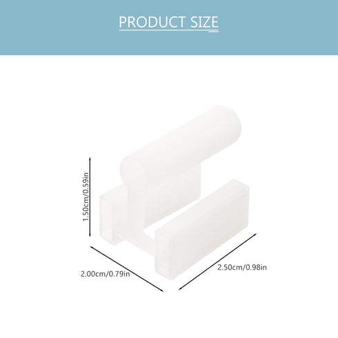 Angoily 100Pcs Plug Outlet Cover, 3 Prong Proof Electrical Safety Caps for Home - 0.79 * 0.98 * 0.59 inches