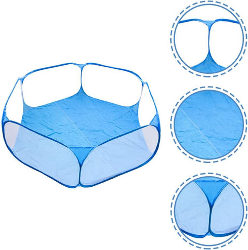 LUOZZY Foldable Baby Playpen, Safe Fence with Anti-Slip Bases for Indoor Outdoor Use, 47 Inch