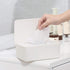tegongse Wipes Holder with Lid, Wet Wipe Dispenser, Tissue Box Case for Home Stores
