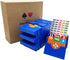 Bridge Bidding Boxes Set of 4 - Easy to Carry and Store for Bridge Players, Includes Waterproof Plastic Cards