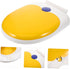 Mipcase Boy Girl U-shaped Potty Training Seat Boy Girl Toilet Training Seat Easy to Install Lightweight Suitable