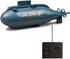 YEIBOBO ! 6 Channels Mini RC Submarine Toy (Blue)