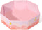GOGOSO Large Pink Ball Pit for Toddlers, Sturdy Play Ball Pool with Basketball Hoop for Kids, Dogs, and Cats (Balls Not