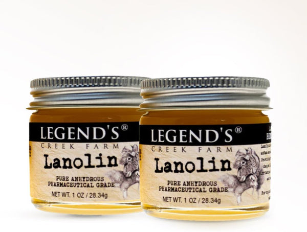Legend's Creek Farm Nipple Balm - 100% Unadulterated Anhydrous Lanolin Cream for