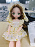 Anime BJD Doll 1/7 SD Dolls, 9 Inch 18 Ball Jointed Doll, DIY Toys with Clothes, Best Gift for Girls Kids