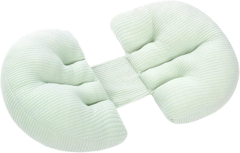 Luxshiny U-Shaped Maternity Pillow for Pregnant Women Abdominal Support Cushion Waist Support