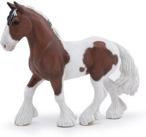 Papo - Hand-Painted - Figurine - Tinker mare - 51570 - Horses - Animals - Collectible - for Children - Suitable for Boys and Girls- from 3 Years Old